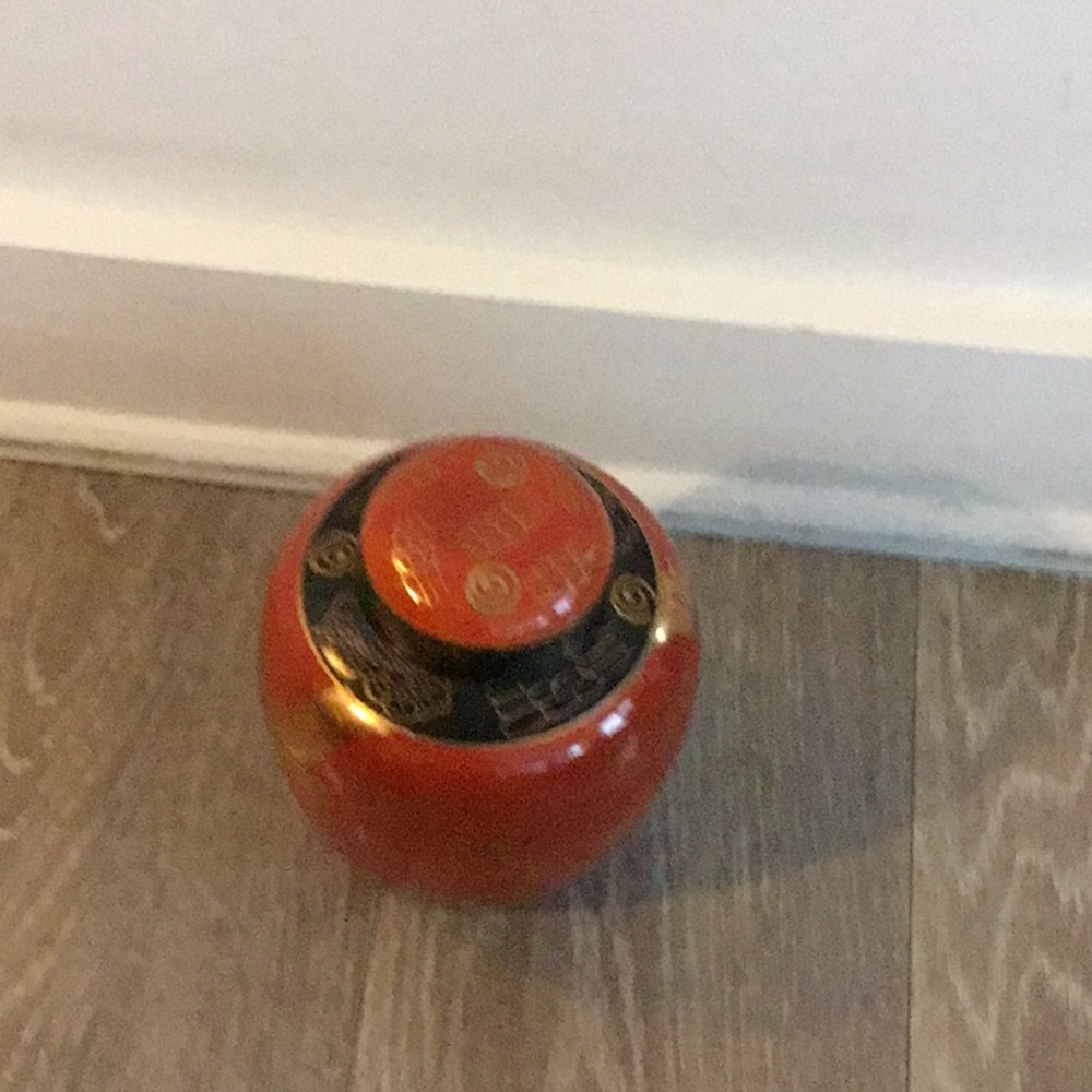 Mansion’s Patent Ironstone Covered Ginger Jar $30